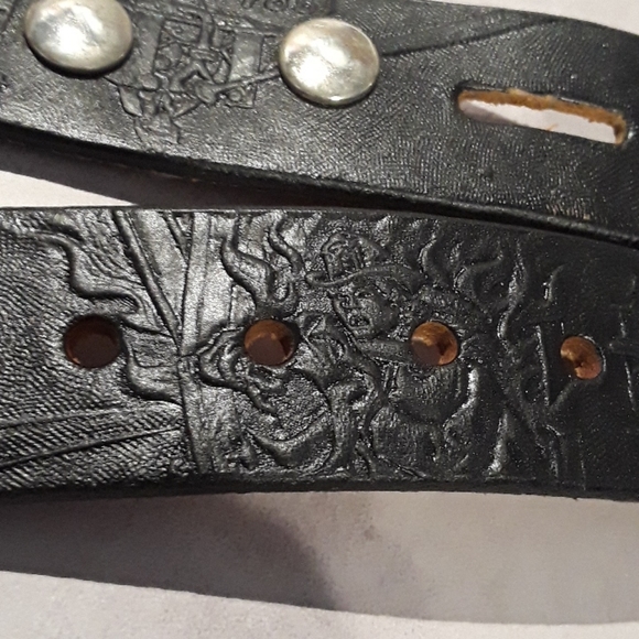 Firefighter Leather xsmall belt - Picture 4 of 6
